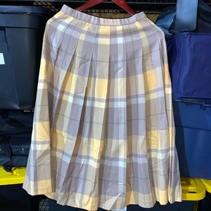 Pendleton Long Checkered Plaid Skirt